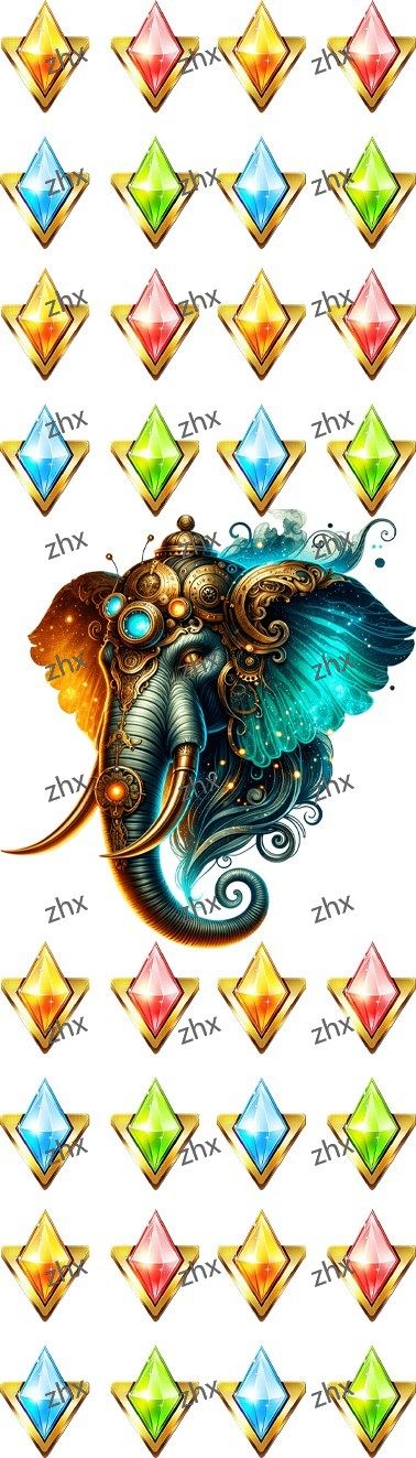 6898